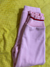 迪士尼（DISNEY）童装儿童女童加绒针织分割长裤时尚洋气裤子24冬DB441AA12紫120 实拍图