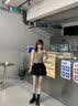 奥古狮登（Agsdon）马丁靴女英伦风ins潮系带靴子女百搭厚底粗跟短靴 624017 黑 37 实拍图