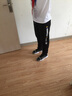 麦拉琪男童春装裤子儿童帅气运动裤25款中大童春秋卫裤时髦宽松长裤童装 57黑色春秋款 不加绒 160 --建议不超160cm87斤以下 实拍图
