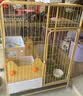 蔻丝猫笼子猫窝别墅带厕所一体室内大号减少外溅家用猫舍屋宠物猫笼 三层原木【78*55*108】自由活动 猫厕款：抽屉式猫砂盆带铲+吊床 实拍图