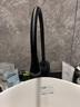 亚马顿台上盆加高龙头全铜冷热面盆水龙头浴室柜洗手盆洗脸盆水滴洗衣池 黑色-加高款 实拍图