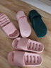小白丫软底夏浴室拖鞋女按摩抗菌舒适防滑日式简约家居情侣洗澡凉拖鞋Y8 A7粉37-38适合36-37脚码 实拍图