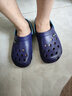 回力拖鞋男女洞洞鞋夏日清爽凉鞋沙滩鞋 男女鞋潮流花园鞋049 WXL-10 深蓝色 41 实拍图