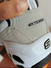 斯凯奇（Skechers）黑白金熊丨男女同款老爹鞋复古熊猫鞋情侣校园风潮流增高运动休闲 【女款】白色/浅灰色/WLGY(白金) 39 实拍图