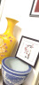 欢畅 景德镇陶瓷 花瓶 摆件 牡丹花落地大花瓶中式客厅新房装工艺品摆件 1米3富贵黄单个 实拍图