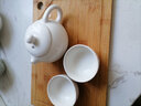 陶瓷茶具套装旅行茶具套装便携式二杯茶壶外出开业旅行包茶盘 定窑白西施一壶二杯 实拍图