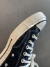 匡威（Converse）1970s三星标男鞋女鞋经典低帮情侣帆布鞋运动休闲板鞋学生鞋 162058C 经典低帮黑 42.5 /9 实拍图