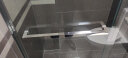 九牧（JOMOO） 【定制产品】淋浴房卫生间干湿分离隔断移门屏风一体式淋浴房E6 光银1.6m-1.69m（高1.9m） 不含蒸汽 实拍图