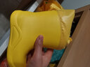 smally 儿童雨衣全身防水男童女童小学生幼儿园宝宝加厚卡通连体雨披 活力黄恐龙【松紧帽檐+拉链款】 XL（建议身高115-135cm） 实拍图
