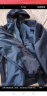 南极人户外冲锋衣男三合一可拆卸加绒登山服冬季骑车防寒衣裤工作服外套 80953牛仔蓝(男) XL 实拍图