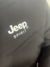 JEEP SPIRIT吉普羽绒服男短款冬季外套男士轻薄冬装商务立领保暖防寒白鸭服装 黑色 3XL (160斤-180斤) 实拍图