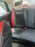 翰静 新款汽车卡通坐垫四季通用座垫全包围座套透气织物座椅套适用于 黑红色（皮革+织物） 福特福克斯福睿斯蒙迪欧翼虎锐界 实拍图