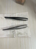 Aseblarm镊子拔毛拔胡子胡须神器修眉镊子汗毛夹 精密平口[2只装] 实拍图