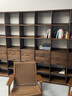 欧策（ouce）北欧现代简约北美黑胡桃木落地书架全实木整墙书柜博古架组合定制 AAA款书架北美黑胡桃木 实拍图