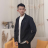 杉杉男装夹克男衣多穿秋季新款爸爸装轻商务立领行政干部通勤外套001 黑色 175/92A/XL 实拍图