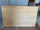 柏森优家 擀面板实木家用木制切菜板砧板加厚长方形超大和面揉面板大案板 实木擀面板大号80*50cm-单挡板 晒单实拍图