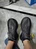 卡帝乐鳄鱼休闲鞋男鞋夏季椰子鞋男飞织网面跑步运动鞋子男 20388 黑色 39 实拍图