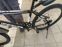 麦希山地折叠自行车成年男女赛车越野变速一体轮双减震学生单车通勤车 麦希路虎-六刀旗舰 白色 24寸27速 实拍图