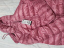 雅鹿轻薄羽绒服女短款连帽秋冬新款90绒轻便外套ap 浅紫色 175/XXL 实拍图