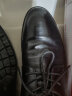 海澜之家HLA皮鞋男士商务休闲系带正装德比鞋子男HAAPXM2DBH171 黑色38 实拍图