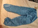 沃巴伦防尘防静电连帽分体服洁净服男无尘工作服分体车间喷漆服透气工装 蓝色连帽分体静电服 3XL建议体重160-180斤 实拍图