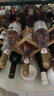 飞之厨红酒架置物架斜放 铁艺葡萄酒瓶架倒挂家用红酒架创意摆件 碳化10折叠木架 实拍图