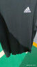阿迪达斯（adidas）男装 25夏季新款运动服跑步舒适休闲时尚长袖卫衣套头衫 大LOGO/单层透气/黑红色 M 码 实拍图