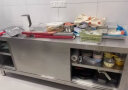 格盾不锈钢储物工作台单通打荷台商用厨房操作台切菜桌子GD-DHT1880 晒单实拍图