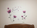 欧仕图（OUSHITU）墙贴自粘 墙壁装饰贴画卧室房间床头diy贴纸客厅电视背景墙可移除 01梦幻兰花+梦幻花（2张拼） 实拍图