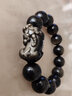 玉致天然金曜石猫眼黑曜石貔貅手链风水寓意补水手串节日礼物带证书 男款16mm【貔貅头朝左】 实拍图