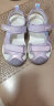 百丽童鞋【独家款】夏儿童凉鞋女童包头沙滩鞋软底户外鞋紫色31 实拍图