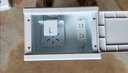 USP国际电工弱电箱多媒体集线箱家用暗装特小号光纤入户信息箱网络布线配电箱 300*200*100带排插带猫架 实拍图