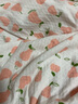 红豆女童睡裙纯棉春夏季薄款家居服儿童短袖套头睡衣A类Q3306白色150 实拍图