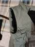JEEP羽绒服男轻薄马甲男装保暖无袖白鸭绒外套上衣 豆绿 2XL  实拍图