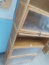 丝竹阁卧室学生书柜带门家用落地实木书架客厅矮柜组合美式楼梯下储物柜 2层70（长虹翻门-密度层板） 实拍图