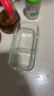 乐扣乐扣（LOCK&LOCK）玻璃保鲜盒套装微波炉加热饭盒耐热玻璃便当盒2件套LCB425BLUS603 实拍图