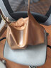 ANDSEEYOU2026新款通勤单肩包女大包简约气质托特包真皮情人节斜挎包腋下包 甘草色 实拍图