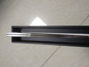 双枪（Suncha） 双枪 316L抗菌不锈钢筷子家用防滑金属消毒方头餐具套装 316L福寿绵绵方筷10双 实拍图
