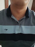 七匹狼短袖T恤男士夏季冰爽丝光纯棉POLO体恤衫条纹休闲上衣服男装服饰 实拍图