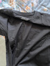 太平鸟男装 夏短袖T恤男干爽面料时尚运动服纯色体恤打底衫潮 黑色（合体）干爽面料 2XL 实拍图