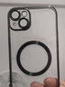 卡莱澳【不易发黄】苹果14Plus手机壳iphone14Plus/Max电镀磁吸保护套带镜头膜全包超薄防摔壳 黑色 实拍图