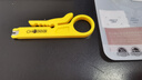 秋叶原（CHOSEAL）多功能剥线打线刀 适用网线配线架网络模块工具 开剥器 黄色 1个装 QS9926 实拍图