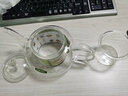 天城一品 玻璃茶壶花茶具沏茶带过滤器烧水壶冲茶器高温耐热 玻璃茶壶（550ml)花茶壶 实拍图