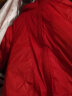 雪中飞（SNOWFLYING）儿童轻薄羽绒服男童保暖防寒新款童装中大童女童薄款冬外套 中国红 130cm 晒单实拍图