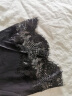 MOXTOC性感睡衣女士蕾丝三件套网纱吊带睡裙 香芋紫 M（94-108斤) 实拍图