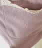 猫人女士睡衣女秋季棉质家居服女长袖开衫纯色花边睡衣套装紫色M 实拍图