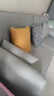 锦巢沙发小户型布艺沙发北欧客厅懒人免拆洗科技布组合沙发XH-960 流光银（科技布） 三人位【210CM】 实拍图
