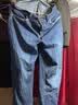 简徒薄款纯棉牛仔裤男宽松直筒阔腿加肥加大码男装休闲长裤高腰肥佬裤 怀旧蓝【无弹】 薄款 32 /2尺5 实拍图