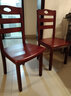澜虞 餐椅实木椅子家用饭桌靠背椅凳子餐桌椅休闲椅中式餐厅座椅现代 白茶色中式 实拍图