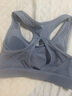 Rianne.He莉安赫运动内衣女防减震无钢圈文胸健身跑步网纱透气美背瑜伽背心 灰湖蓝 L 【建议105-120斤】 实拍图